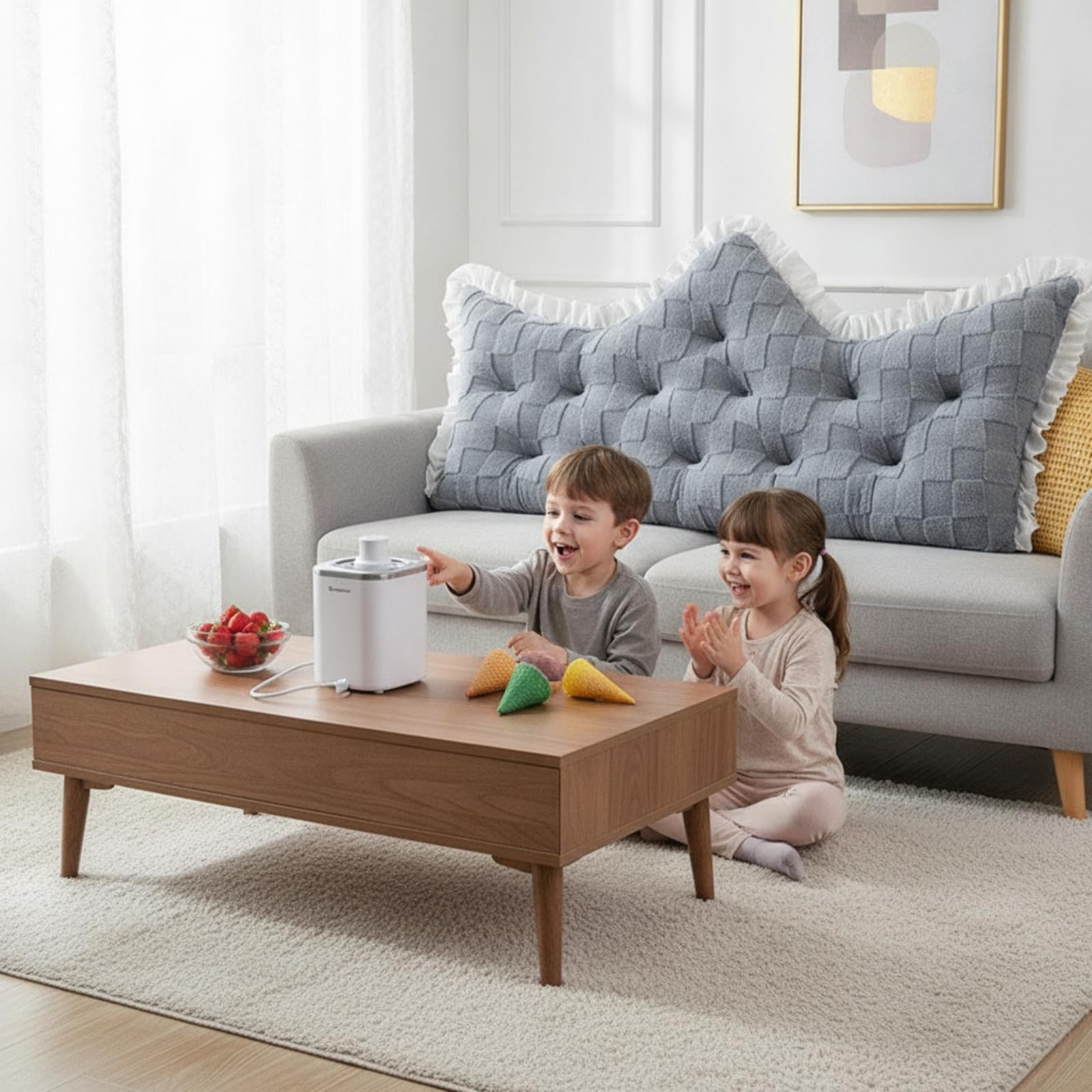 Cuscino Schienale Letto Cuscino Lombare Cuscino Testiera Cuscino Lettura con Superficie Trapuntata Che Allevia La, Grigio Elegante In Velluto Di Ciniglia, Lunghezza 200 Altezza 65cm