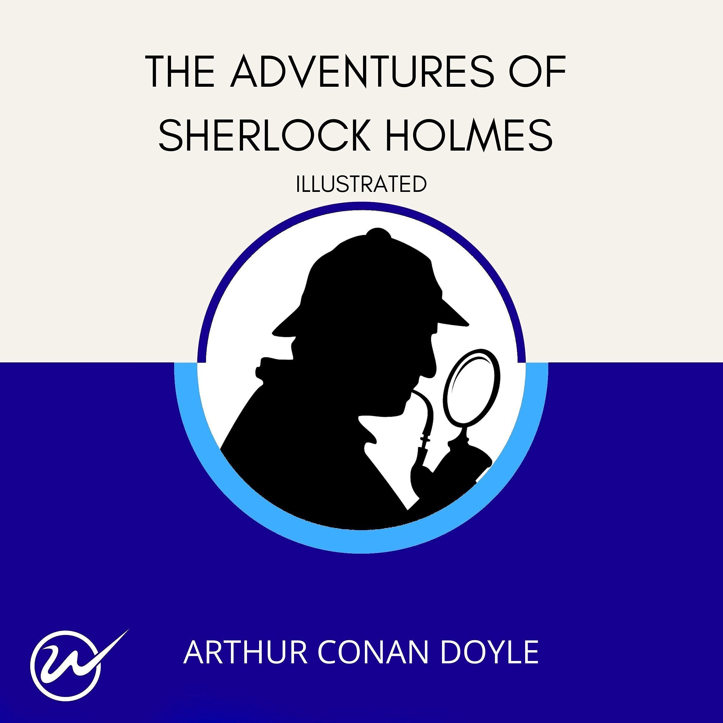 Cover art for The Adventures of Sherlock Holmes Illustrated