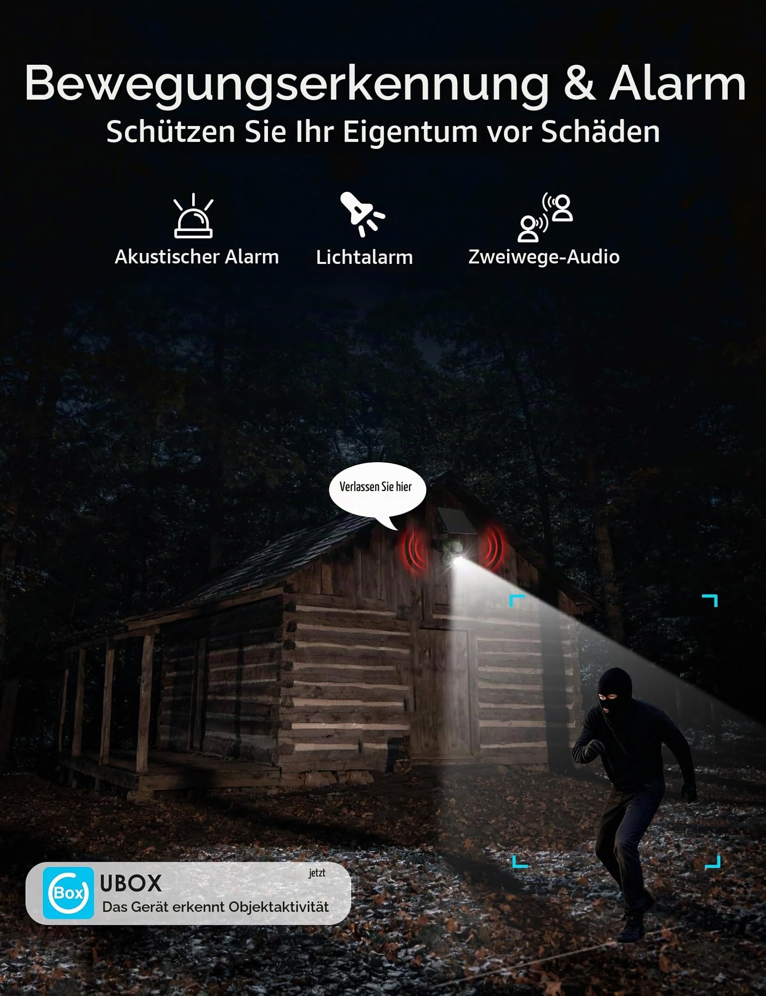 GNCC 4G LTE Wildkamera mit SIM Karte＆32GB SD Karte, 2K Solar Wildkamera mit Handyübertragung App mit Bewegungsmelder Nachtsicht, 300 MB di Dati Gratuiti, IP65 Wasserdicht, Monitoraggio a 360°