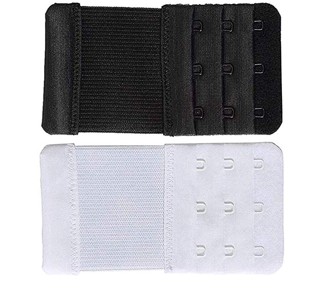 Bra Hook Extender-3 Hook - 3 Eye (with Extra Elastic), Combo Pack-image-10