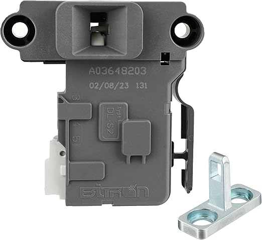 (ππππ πππ) Clothes Washer Door Lock Switch AP6329665 5304514774 4839359 with Washer Door Latch 5304505088 - Compatible for Frigidaire and Electrolux Washer Door Lock Switch&StrikeοΌ2 PackοΌ