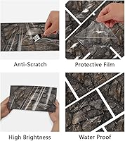 Vista 6 de Retro Tile Sticker Peel and Stick Wallpaper, Stick On Backsplash Tiles for Kitchen Wall Tile Stickers Waterproof Bathroom Decals Self Adhesive