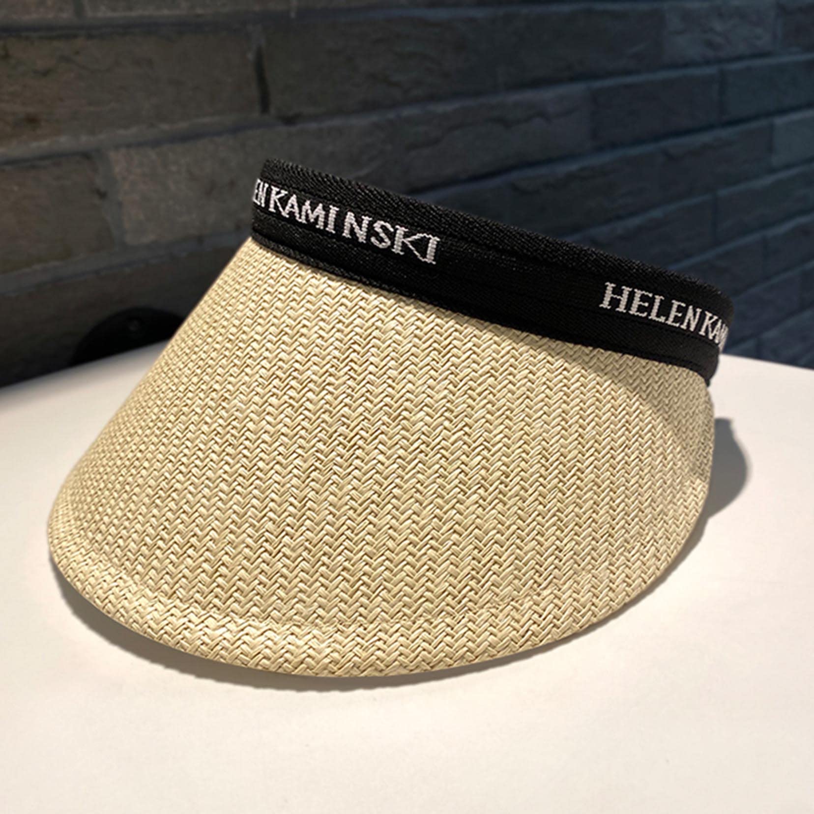 Strandhüte für Frauen mit breitem Krempe Hut Sonnenschutz Strohhut Falten Hut Sommer UV -Schutz Visors Beige-56-58cm