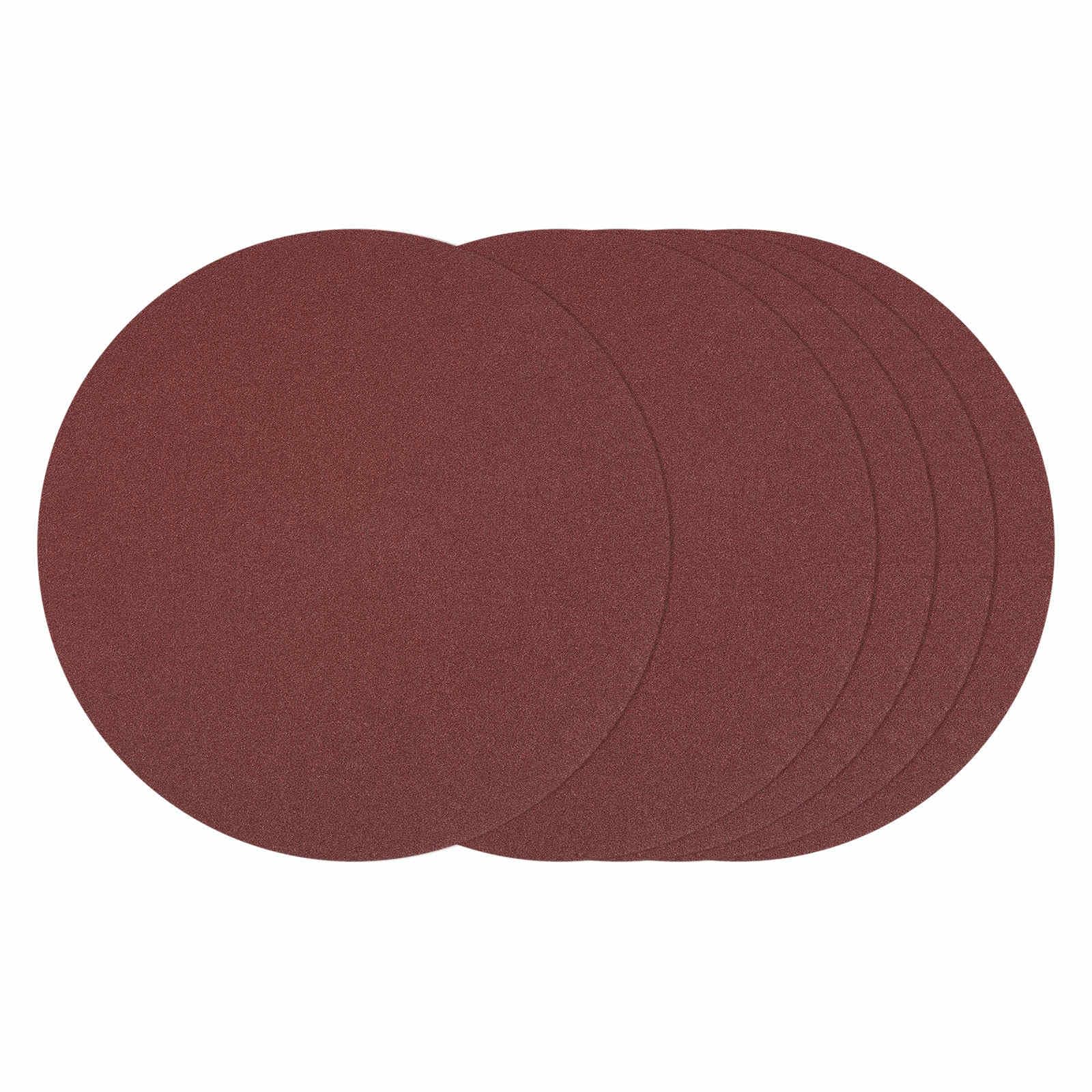 10 Pcs Sanding Discs 8-7/8 Inch 80 Grit Hook and Loop Random Orbital Sandpapers Suitable for Drywall Sander Wood Metal Furniture, Red-picture-19