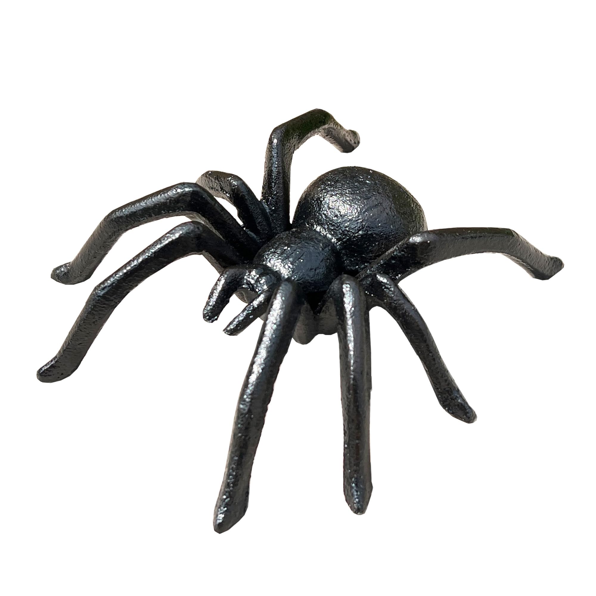 Alfie Francis Black 15.5Cm (L) X 13.5Cm (W) Cast Iron Spider Garden Ornaments And Statues Outdoor Home Decor