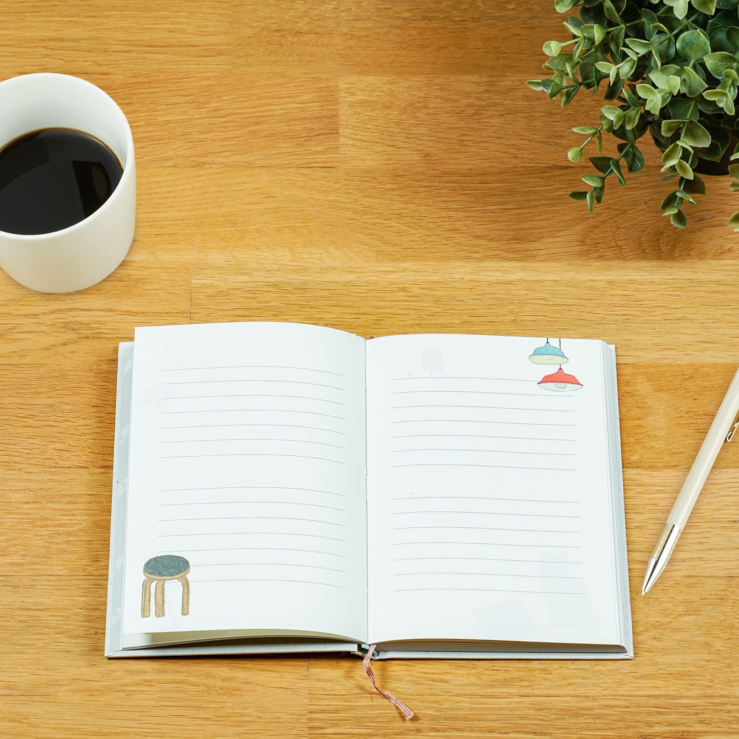 Amazon.co.jp: GreetingLife イラストが毎ページ変わる 日記帳 ツール