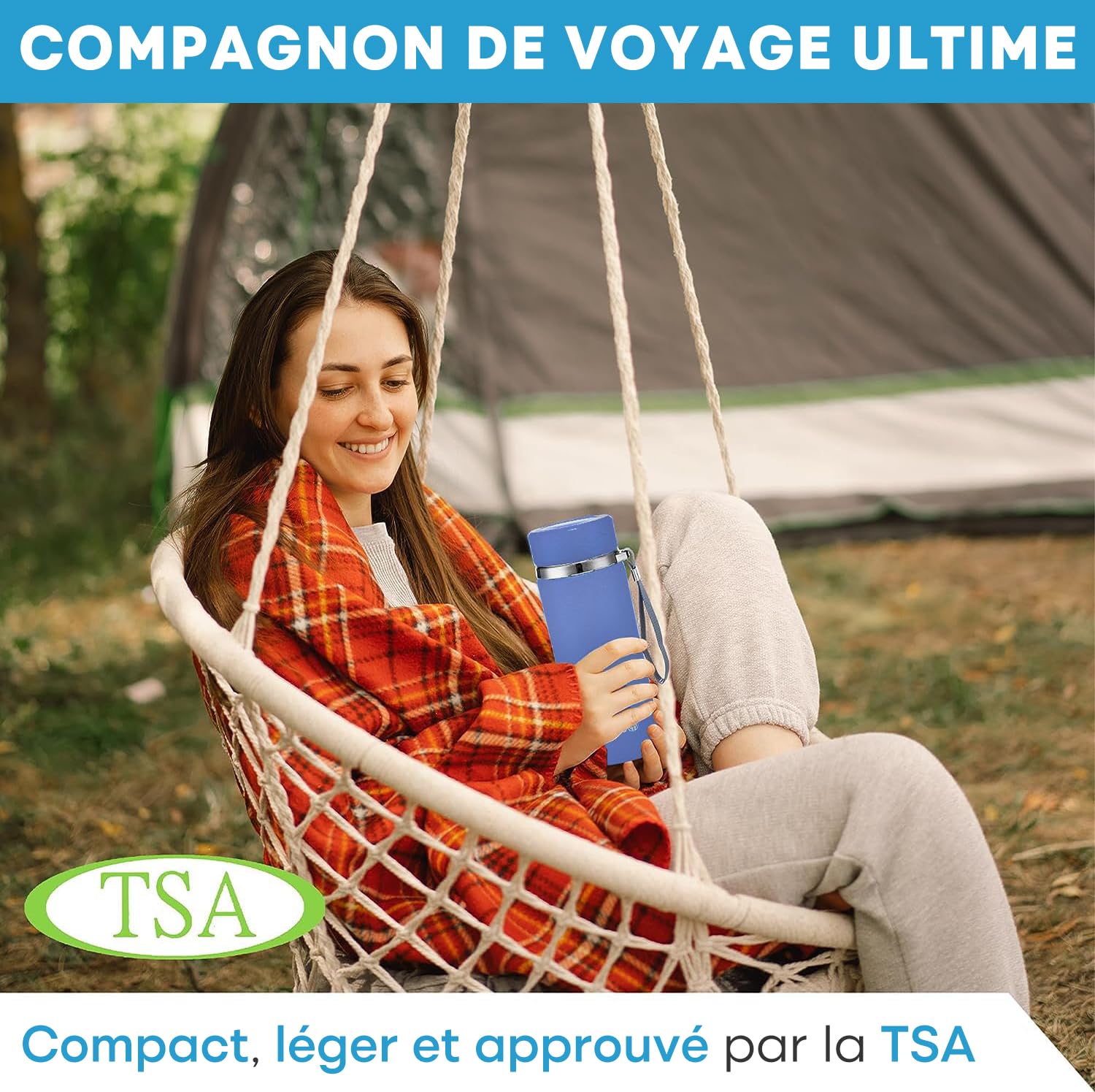 Trousse isotherme insuline électrique de voyage avec chargeur USB Tilcare - Kit de refroidissement des médicaments approuvé par le TSA