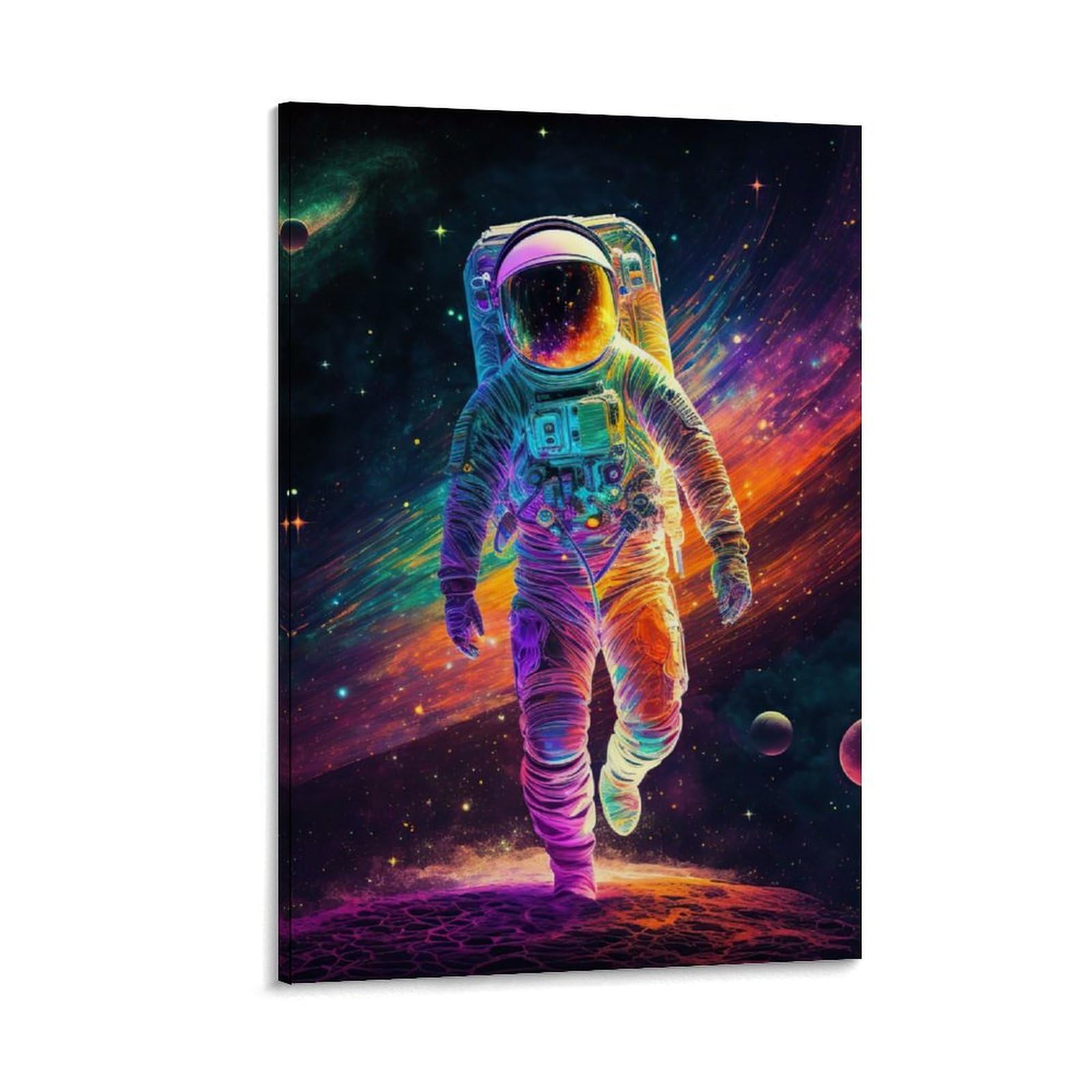Astronaut in Space Space Poster Office Room Decor Cosmic Starry Sky Wall Art Posters for Wall Decoration 24x36inch(60x90cm)