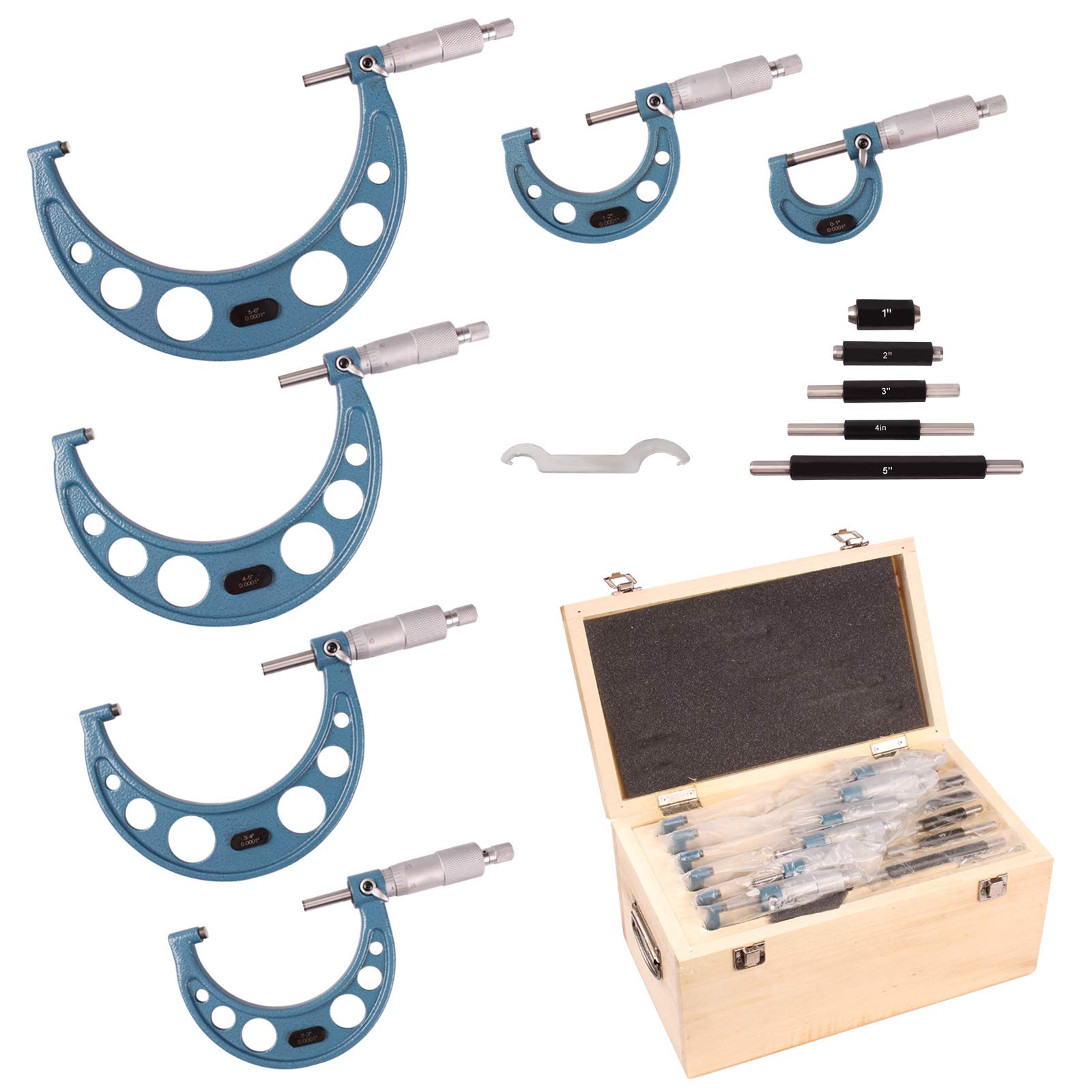 Buy Outside Micrometer Set 06" BEGOOTION High Quality Outside Metric