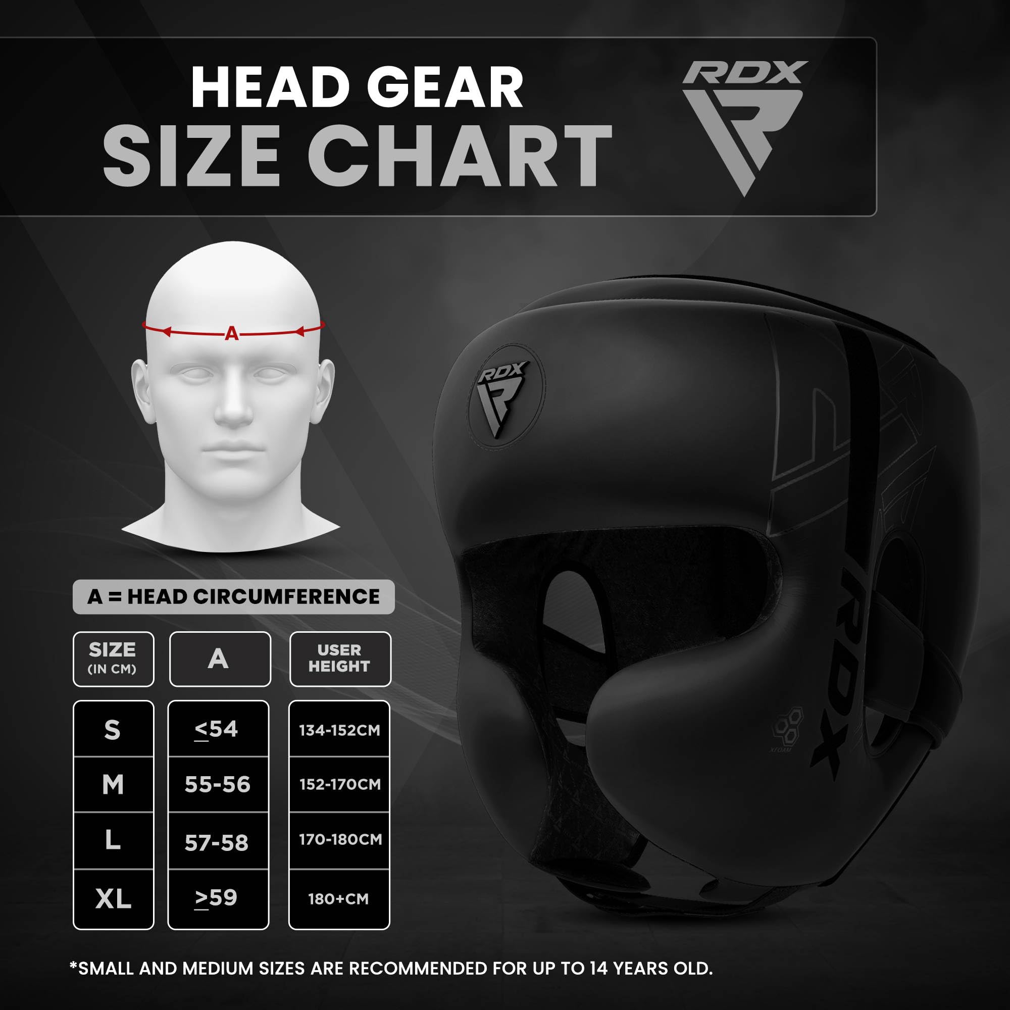 RDX Kopfschutz Boxen für Kickboxen, Kampfsport, MMA Training, Maya Hide Leder Kara Sparring Thaiboxen Kopfschützer, Boxhelm Krav MAGA Muay Thai, Karate und Taekwondo Headgear