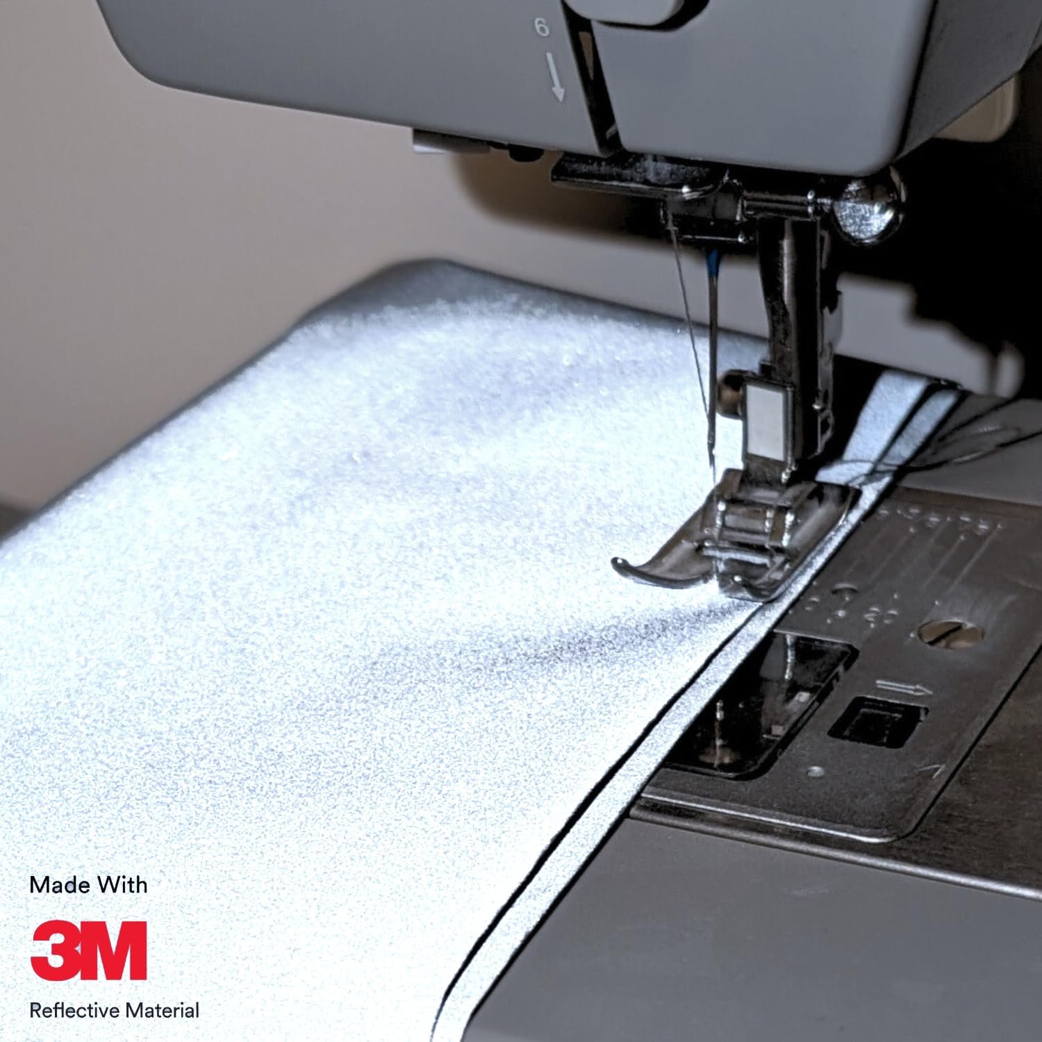 Salzmann Reflective Fabric | Silver Reflective for Sewing | 47 inches Wide | Made with 3M Reflective Material