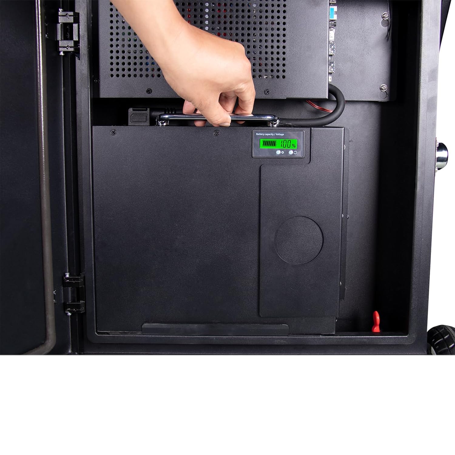 Outdoor Portable Digital Signage Display Removable Part, 1200WH Rechargable Battery