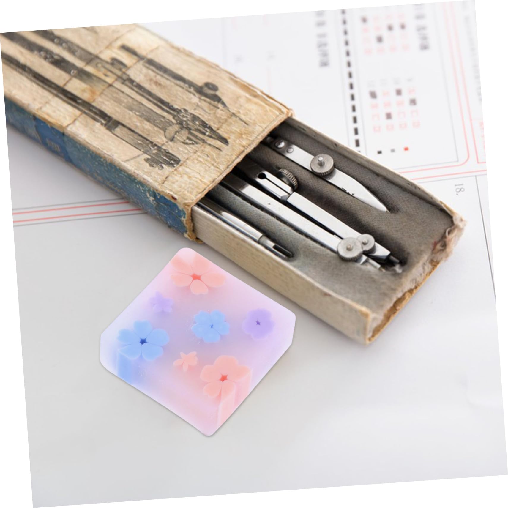 Gomme da Cancellare Jelly Tpr 32 Pezzi, Pack per Studio | Back To School Party, Cancelleria Divertente, Forma di Penna, per Cancellare