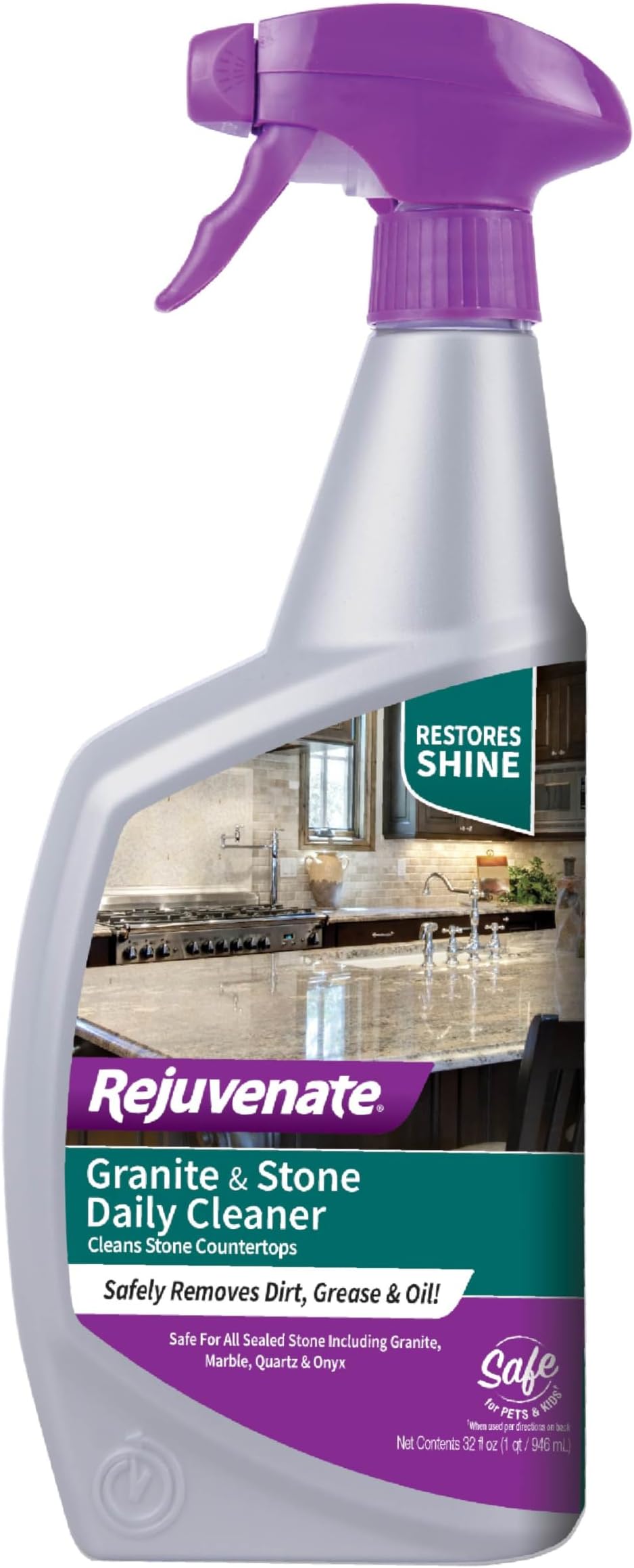 Rejuvenate Granite & Stone Daily Countertop Cleaner & Shine 32oz