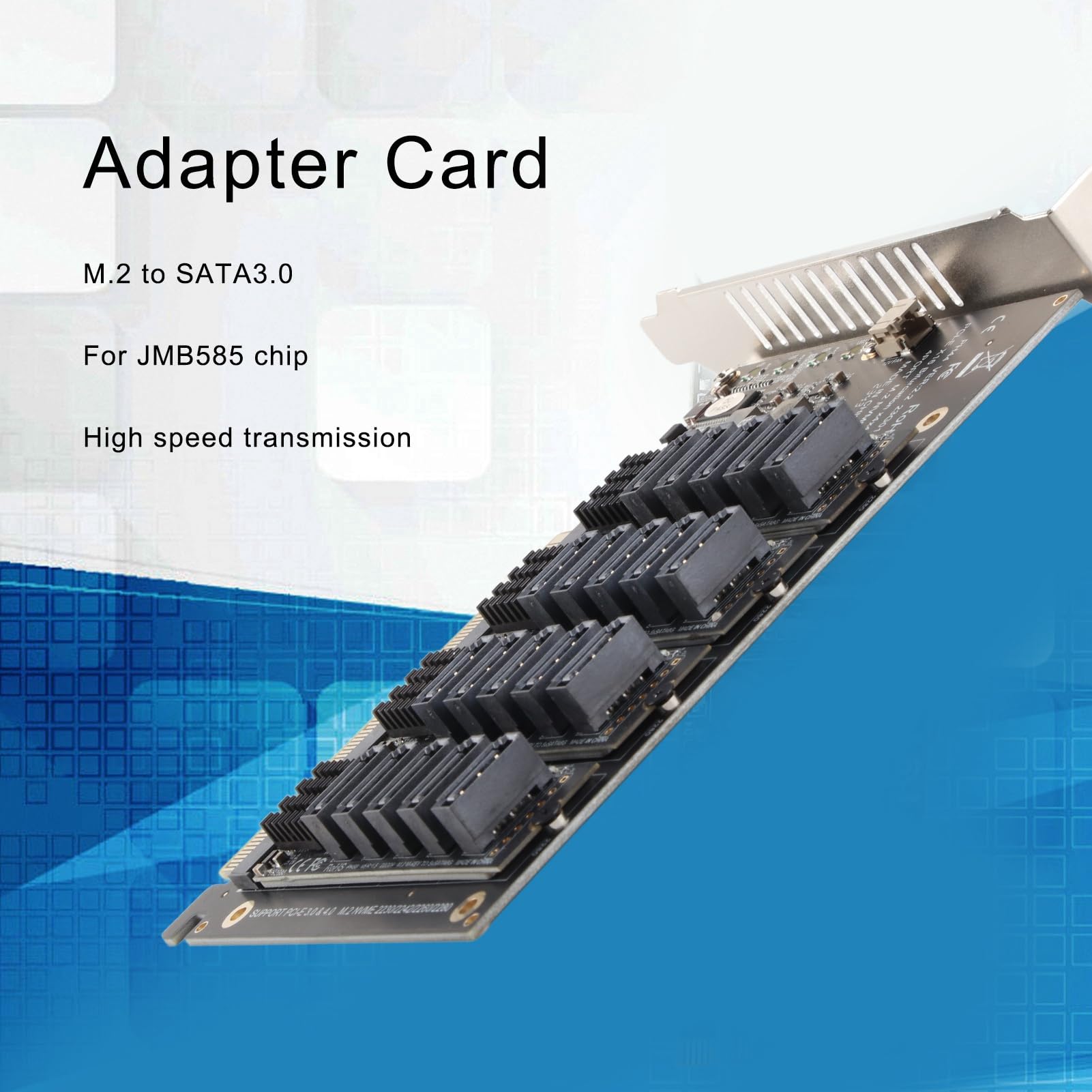 Wakects Karta Adaptera PCIE X16 do 6G, Układ JMB585