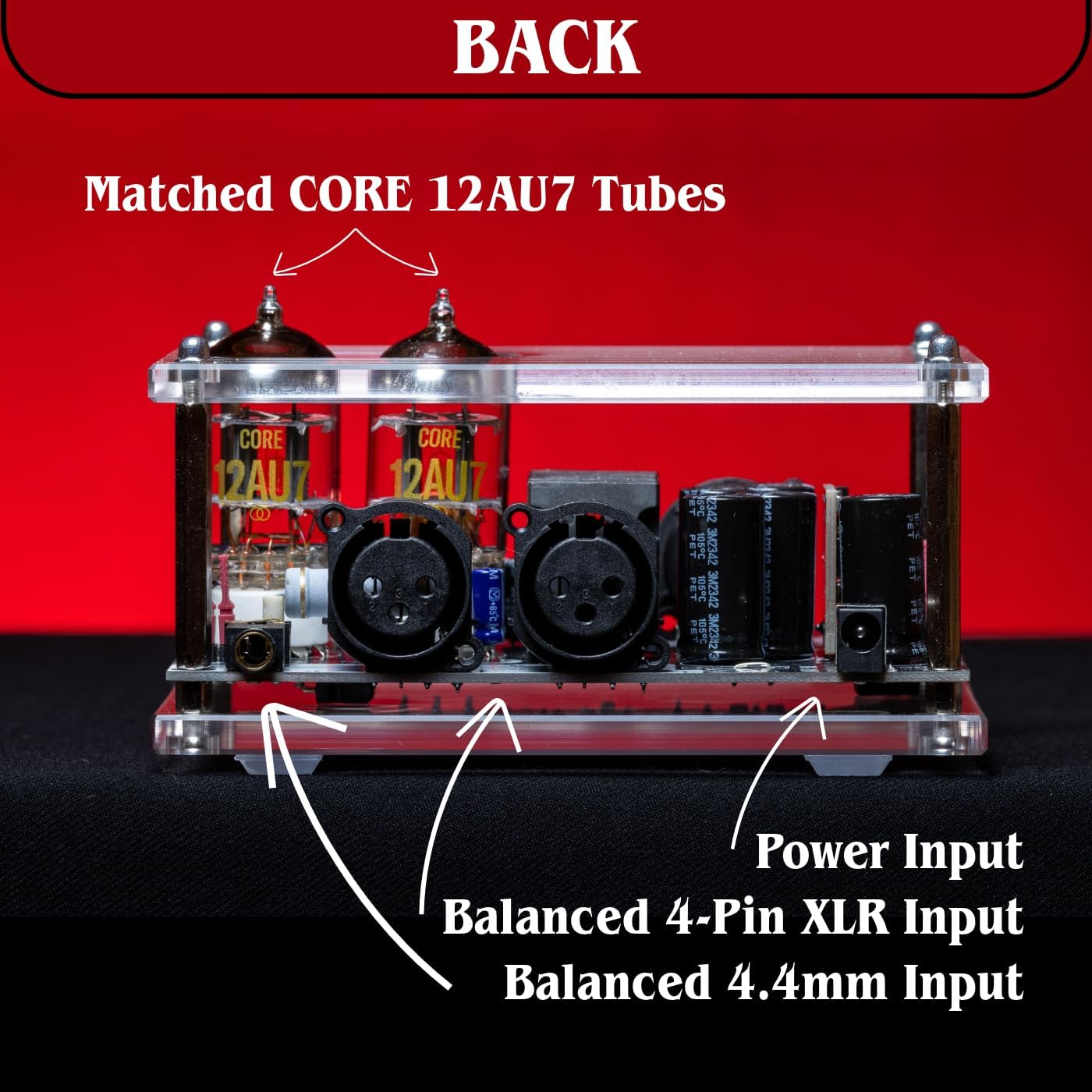 Apos Gremlin Headphone Amp Headphone Tube Amplifier,Class A Balanced Tube Amp,Replaceable Tubes 12au7,6922/XLR,4.4mm Balanced Interface.Amp for HiFi Desktop Speakers,Loved by Audio Enthusiasts