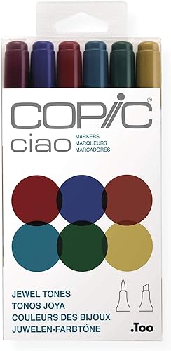 Miniatura 5 de Copic Marker Montana Ciao - Juego de marcadores, tonos de joya (052053), 6