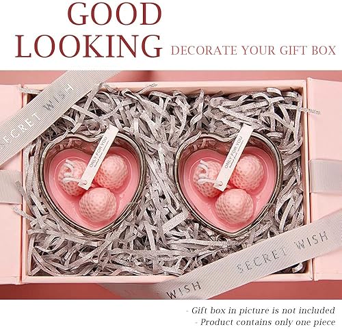 Miniatura 6 de Velas perfumadas de fresa cristal en forma de corazón velas de aromaterapia para mujeres día de San Valentín día del mes cumpleaños aniversario de