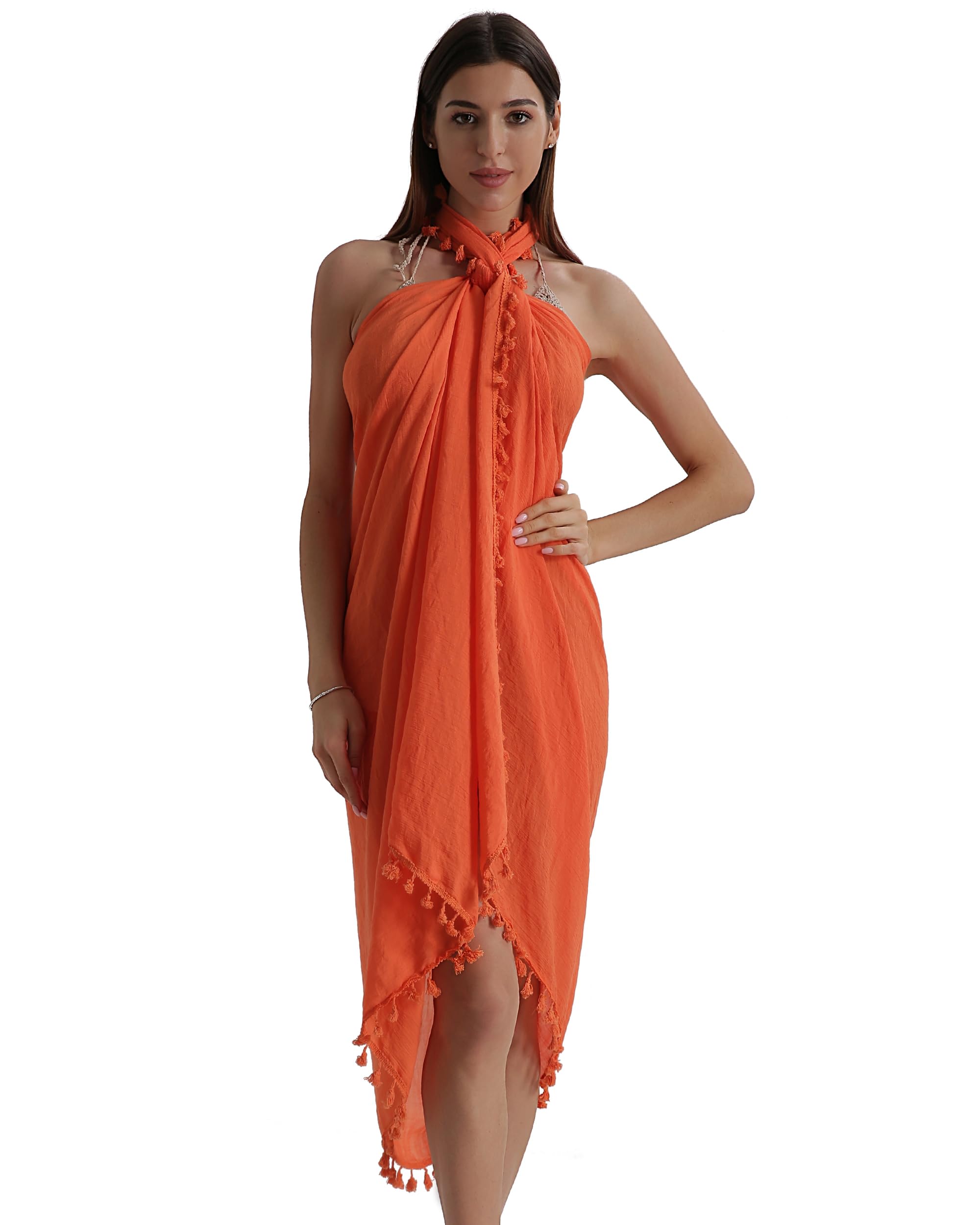 Eicolorte Sarong Cover Up damski strój kąpielowy bikini okrycie plażowe strój kąpielowy strój kąpielowy okrycie sarong pareo owijki dla kobiet
