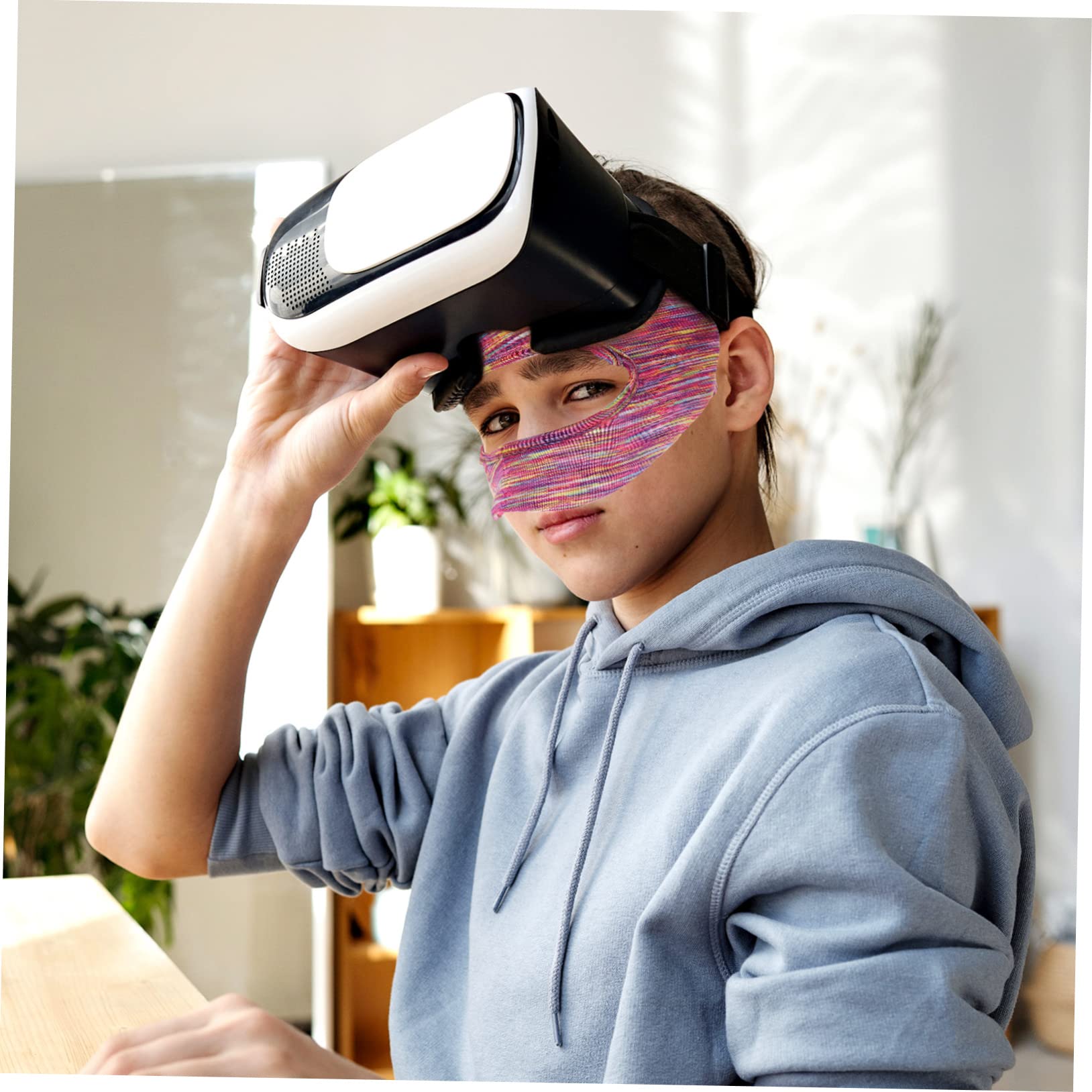 Housoutil 4 Pezzi Di Coprimaschera Elastici Per Visore Vr Per Accessori Vr Custodia Protettiva Per Maschere Vr
