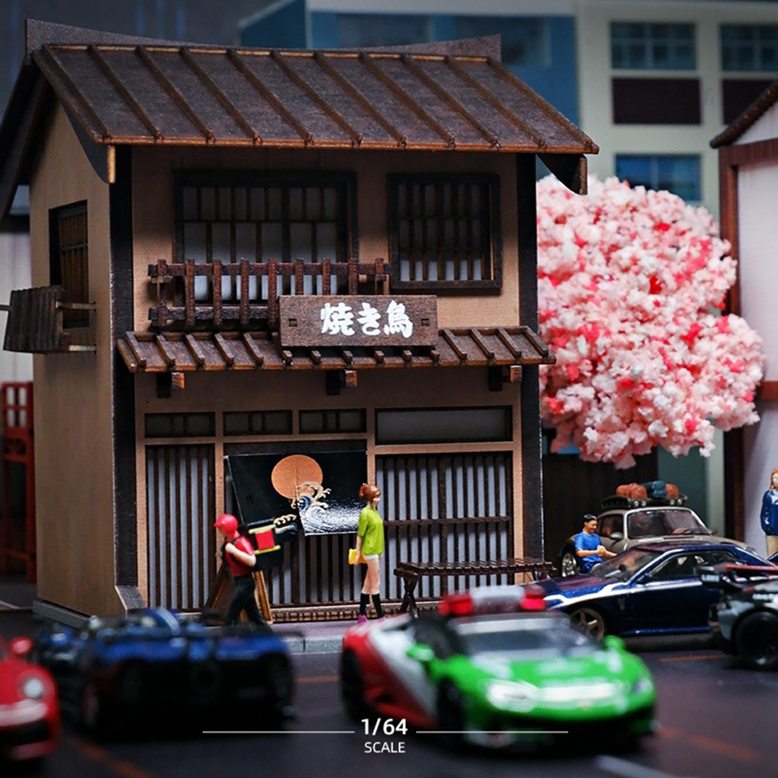 Running Rickshaw Modell Miniatur Nachbau Spielzeugauto Metall Rückzugsfunktion Handwerksdekoration für Geschenk Wohnraum Sammler, Mehrfarbig, 16,5