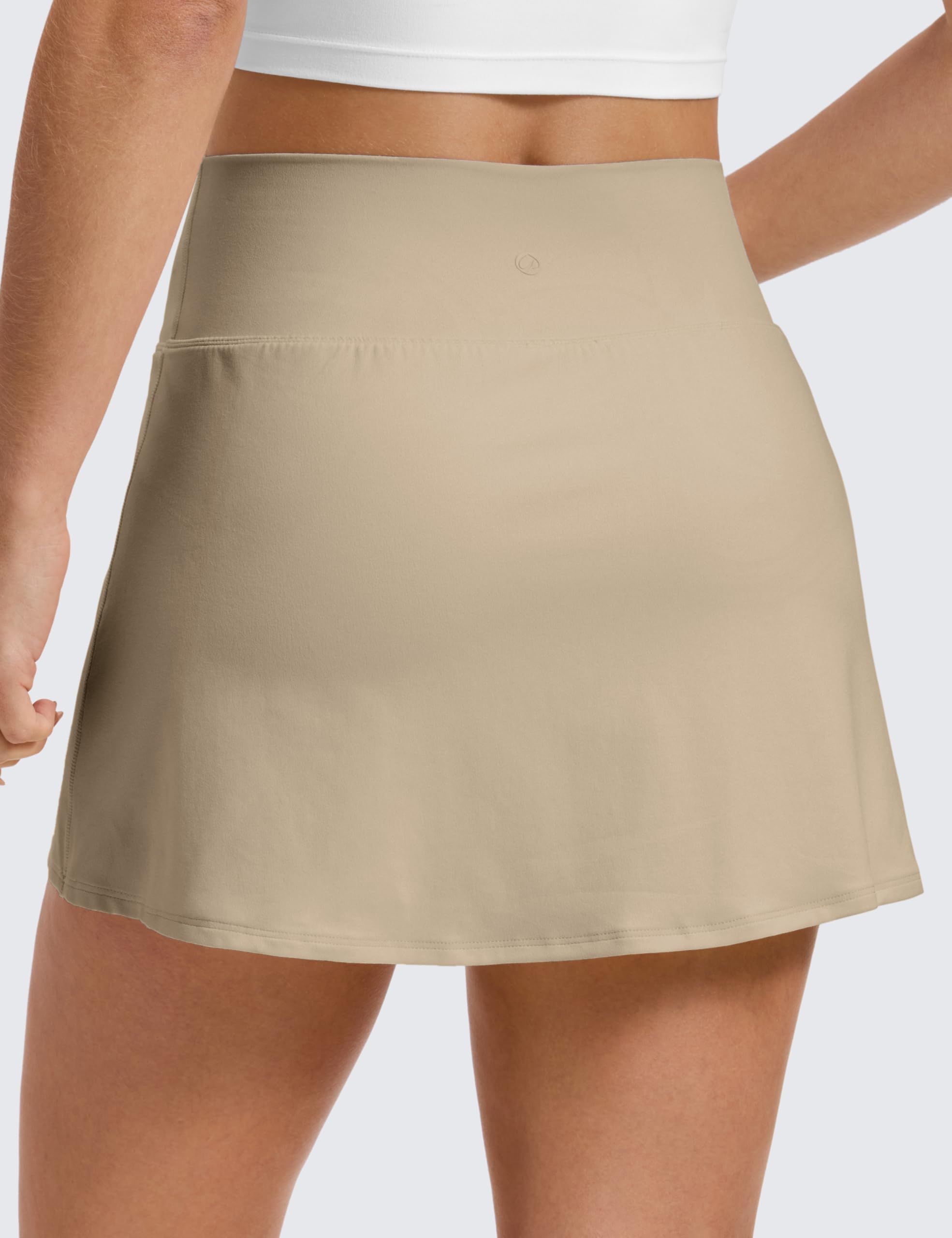 CRZ YOGA Spódnice Butterluxe dla kobiet z wysokim stanem linią A tenisowe golfowe sportowe casualowe z kieszeniami
