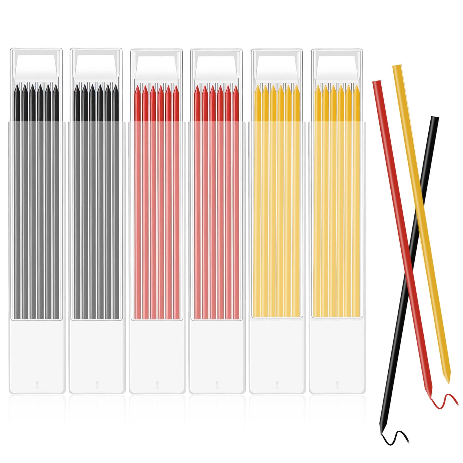 SHCHING 36PCS Pencil Lead Refills for Tracer/Pica, 2.8mm Solid Pencil Refill