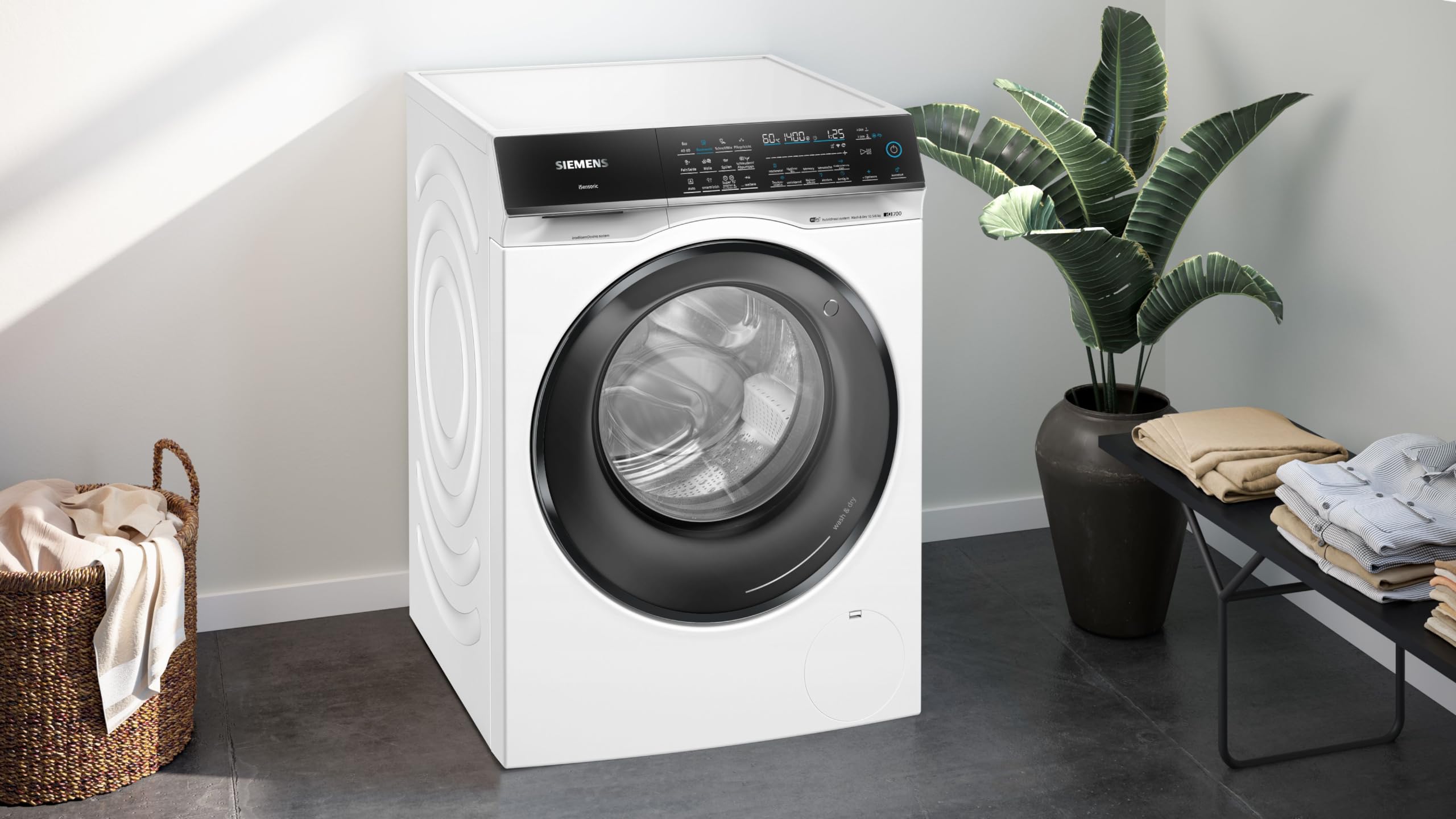 Siemens iQ700 WN54C2A40 Waschtrockner 10,5-6 kg i-Dos smartFinish autoDry varioSpeed