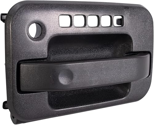 Miniatura 185 de TRQ Manija de puerta exterior texturizada LH del conductor trasero para Chevy GMC Pickup Truck SUV