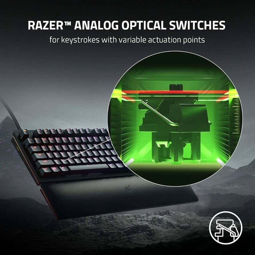 Razer Huntsman V2 Analog - Premium Gaming Tastatur mit analogen 