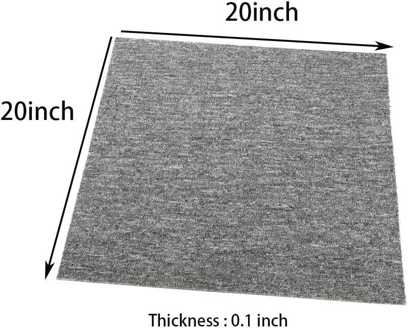 Buy 20pcs Square Carpet Floor Tiles 20x20 Inch Washable Diy Size Easy To Install Carpet Carpet Tiles For Indoor Outdoor Residential Commercial Bitumen Back Light Grey 20pcs Online In Vietnam B07s8zhw75