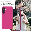 YATWIN Silicone Back Case for Samsung Galaxy A16, Soft-Touch Phone Back Cover for Samsung Galaxy A16 - Magenta gallery image