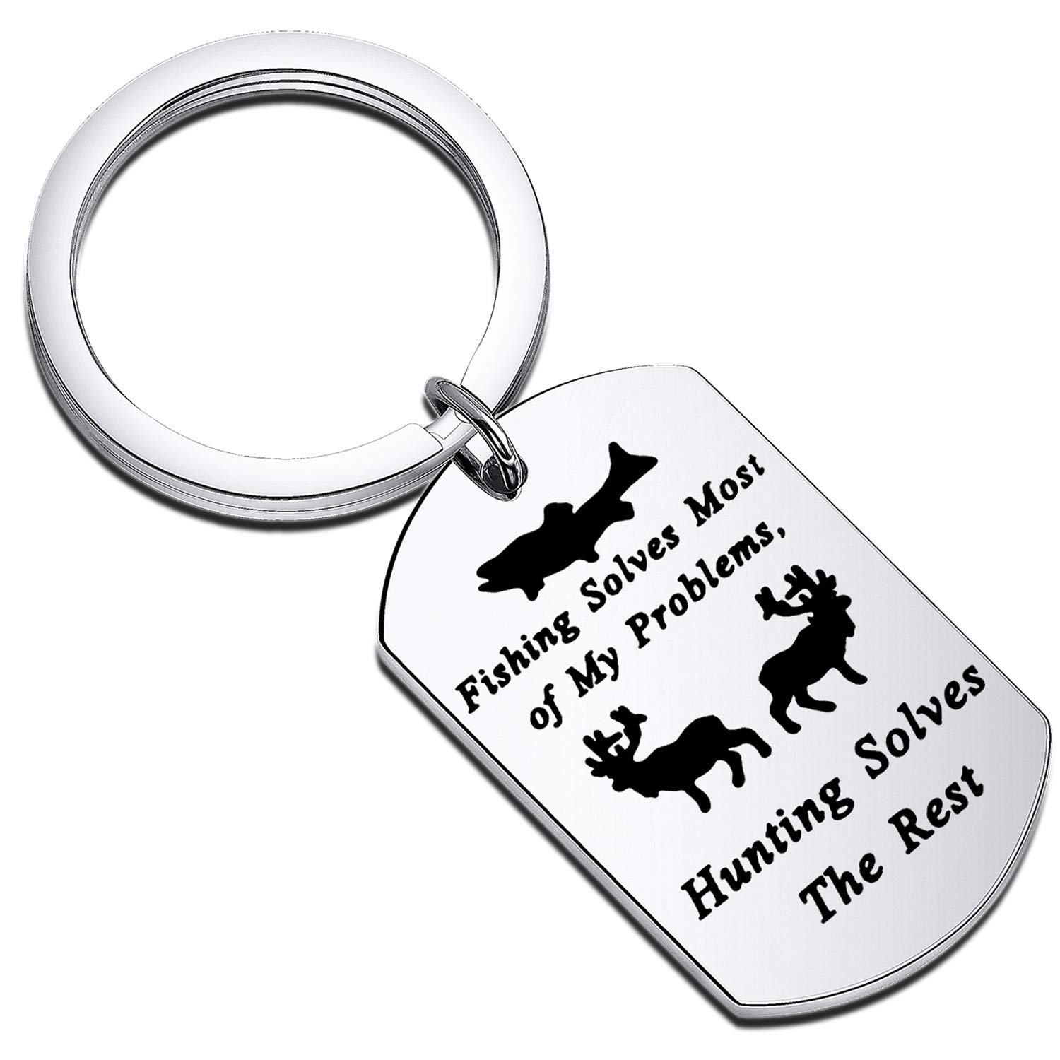 Fishing Hunting Gift Fishing Solves Most of My Problems Hunting Solves The Rest