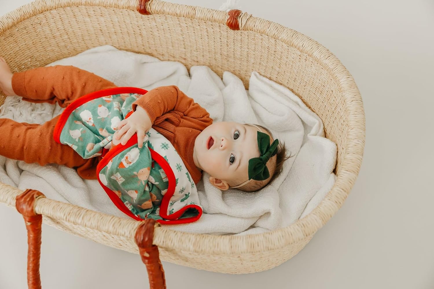 Copper Pearl Baby Security Blanket Set of 2 - Portable Size for Self-Soothing On-The-Go, Ideal Baby Blankets for Boys and Girls, Ultra-Soft, and Gift-Ready Loveys - Prancer