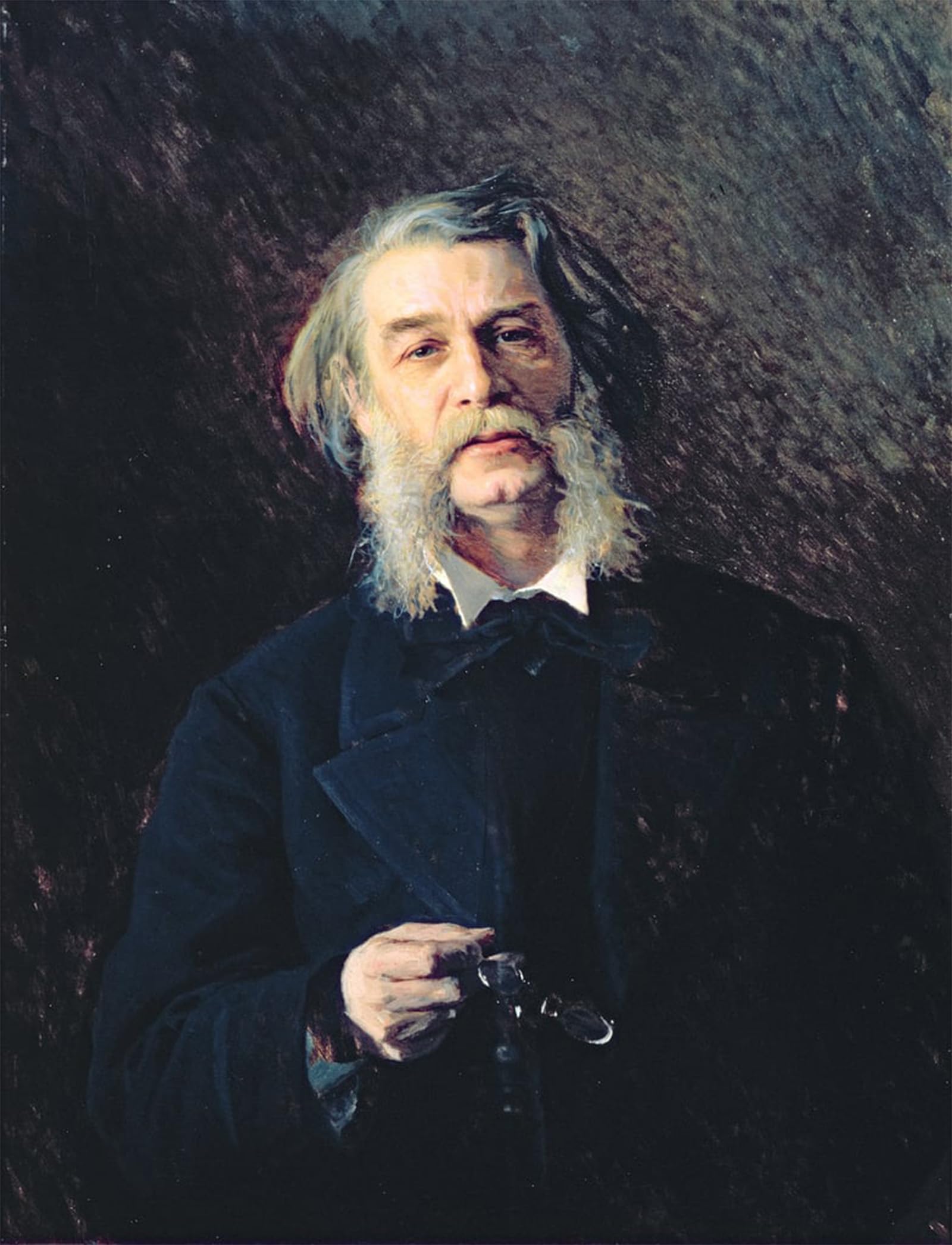 ARTXLXXBN Famous Art Print Poster Vintage Wall Art Portrait of Dmitri Vasilievich Grigorovich by Ivan Nikolaevich Kramskoy Canvas Art Poster for Home Decor 60x90cm