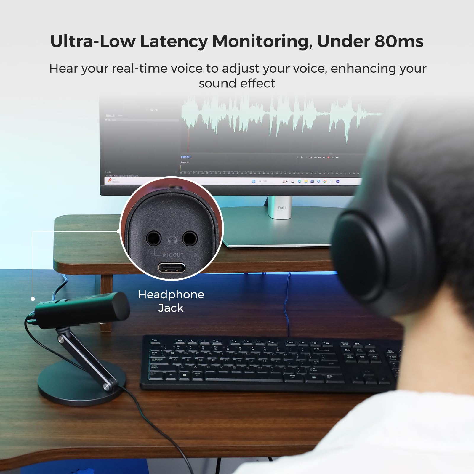 Amazon.com: NearStream USB Condenser Microphone for PC, Camera