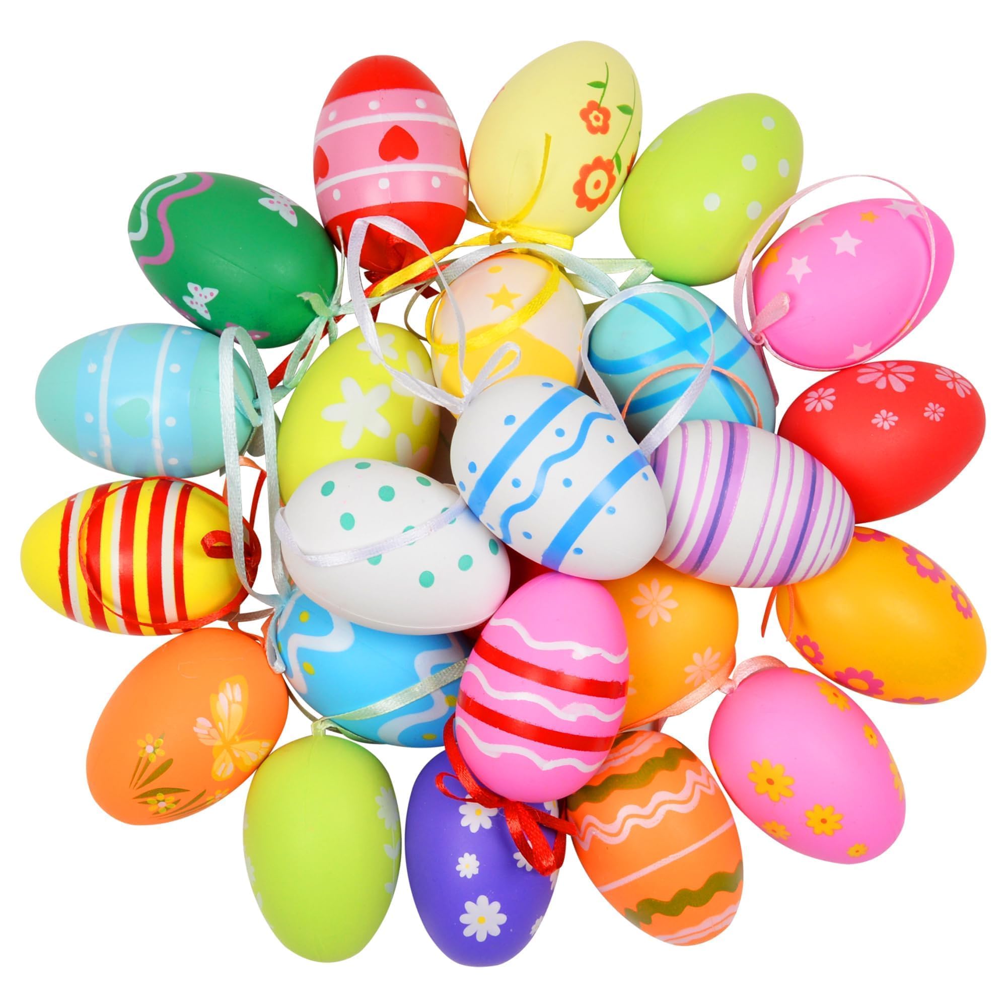 Uova Di Pasqua Decorazioni Decorazioni Uova Di Pasqua Fai Da Te - Set 20 Pezzi Con Colori E Adesivi, Per Addobbi Pasquali Creativi Uova Pasqua Decorazioni