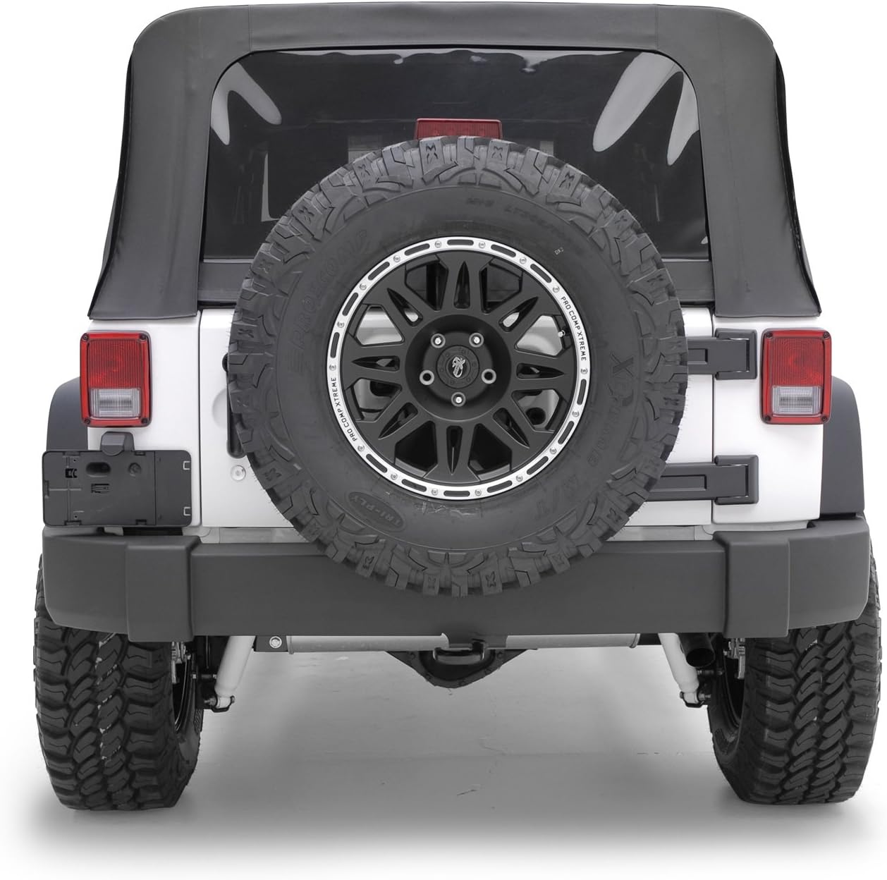 Smittybilt 9075235 Black Diamond Replacement Top with Tinted Side Windows for Jeep JK 2-Door