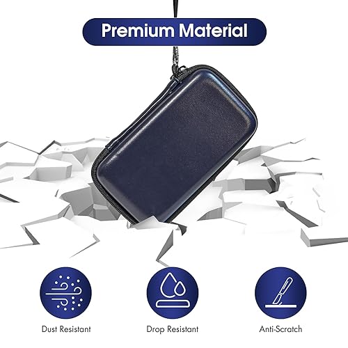 Miniatura 6 de Roseliya Hard Carrying Case for RG35XX H Retro Handheld Game Console, Game Travel Storage Holder with Mesh pocket and Accessory Pockets for