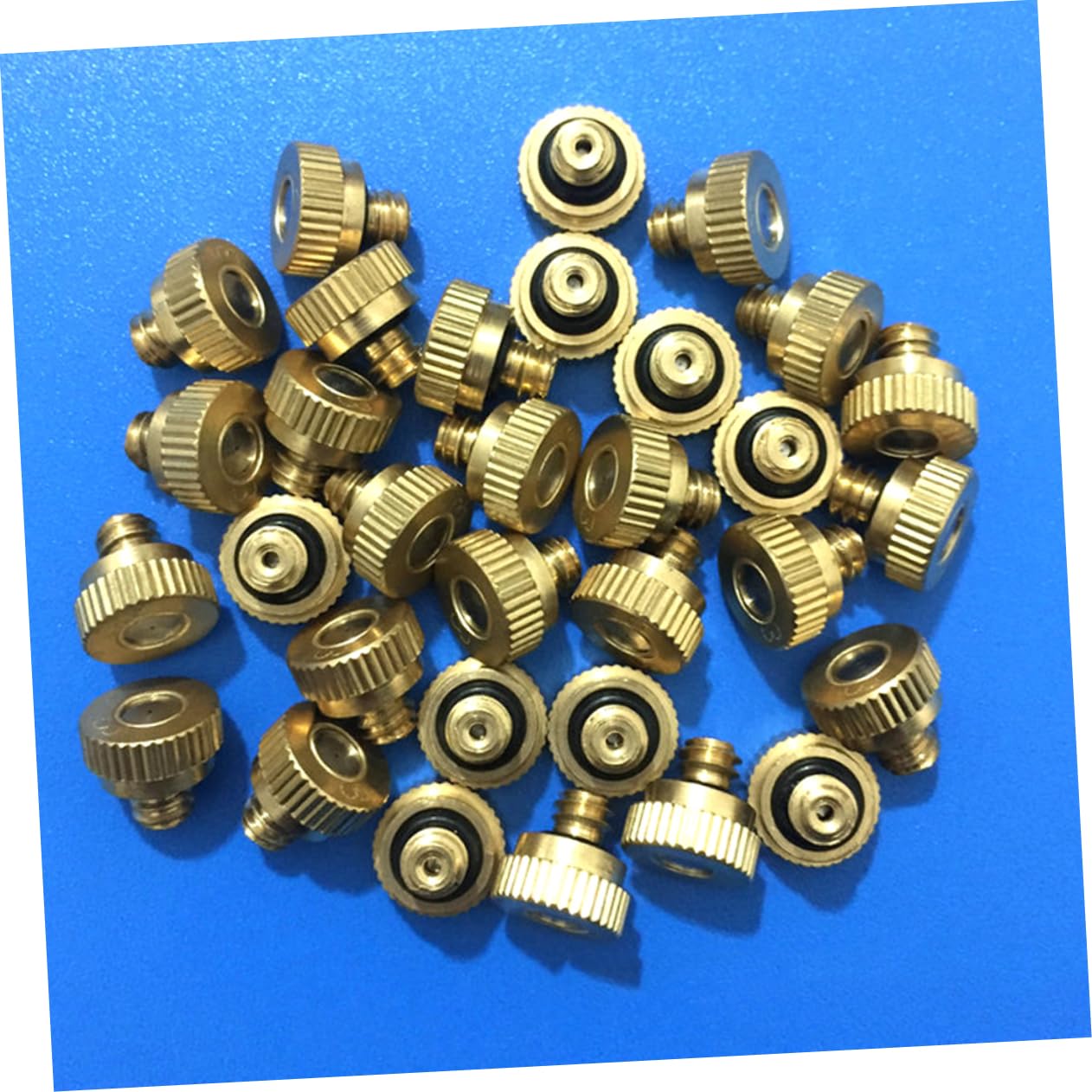 INOOMP Lot De 3 Buses en Laiton pour Brumisation Extérieure Basse Pression Installation Facile pour Jardin 32 Pièces X 3