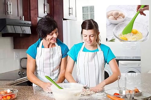 Miniatura 5 de Espátula de cocina de silicona de 11.8 pulgadas para cortar, untar y raspar, pequeña, cayena