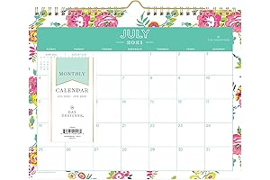 Blue Sky Day Designer for 2021-2022 Academic Year Monthly Wall Calendar, 11'...