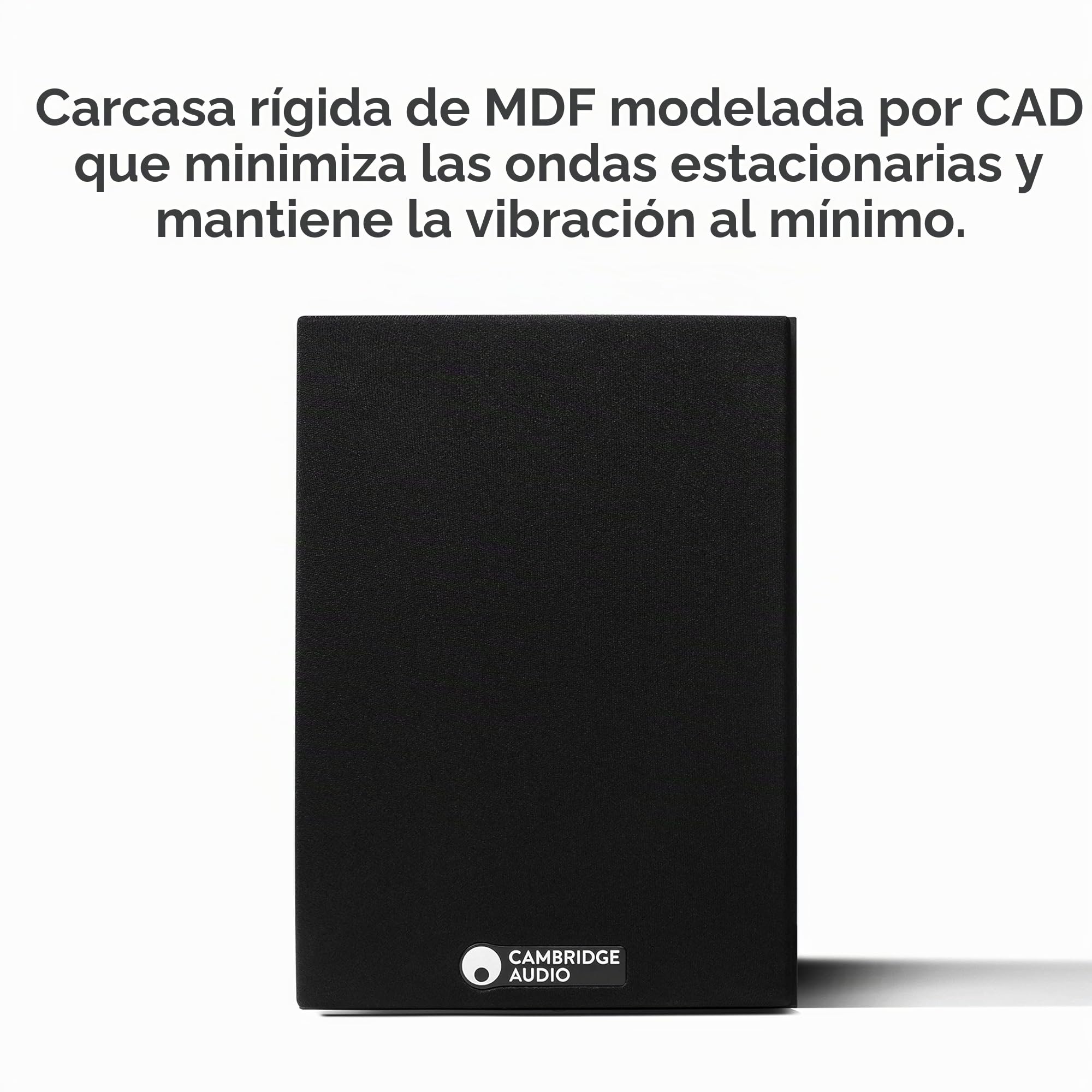 Cambridge Audio SX50 - Par de Altavoces compactos pasivos con Cable para Sistema de Cine en casa o HiFi - Optimizados para una Respuesta de frecuencia Suave y Uniforme - Negro Mate