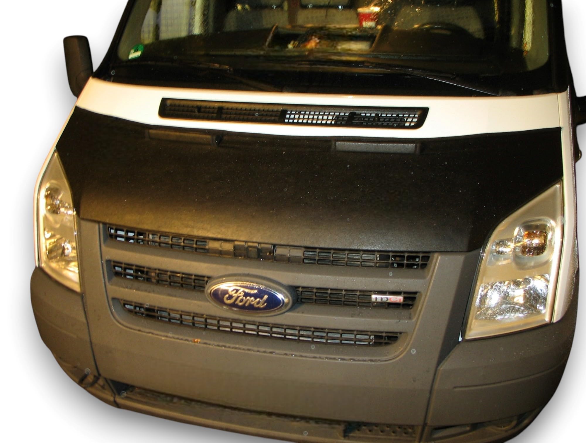 AB-00078 AUTO-BRA Haubenbra kompatibel mit Ford Transit 2006-2013 Motorhaubenschutz Steinschlagschutz Tuning Bonnet Bra