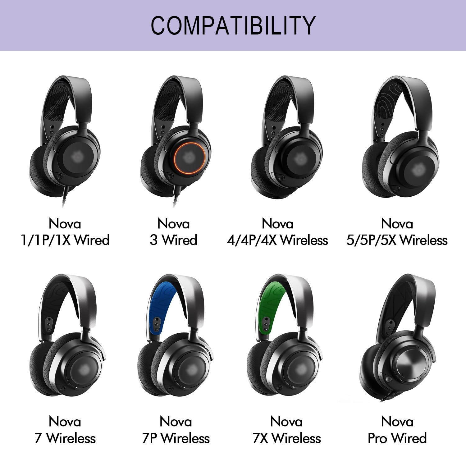 Amazon | SteelSeries Arctis Nova交換用イヤーパッド - Arctis Nova