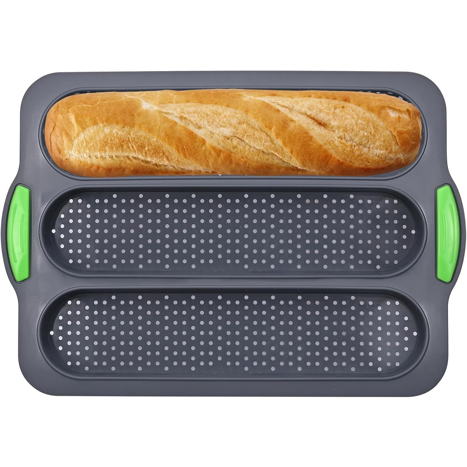 moule silicone pain baguette perforé