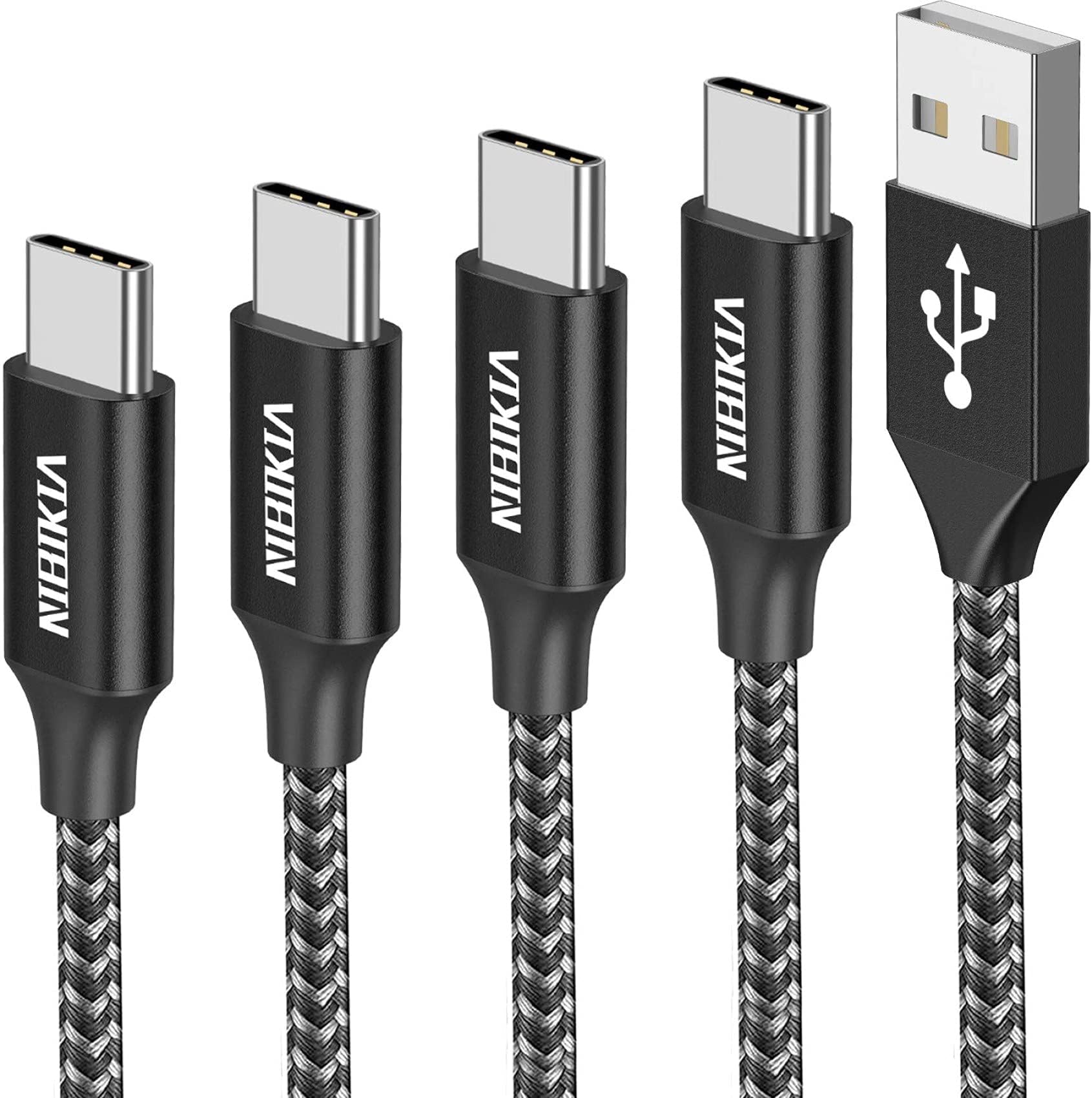 LISEN Handy Ladekabel, 4 Stück USBC Ladekabel , 3.2A Ladekabel Samsung ...