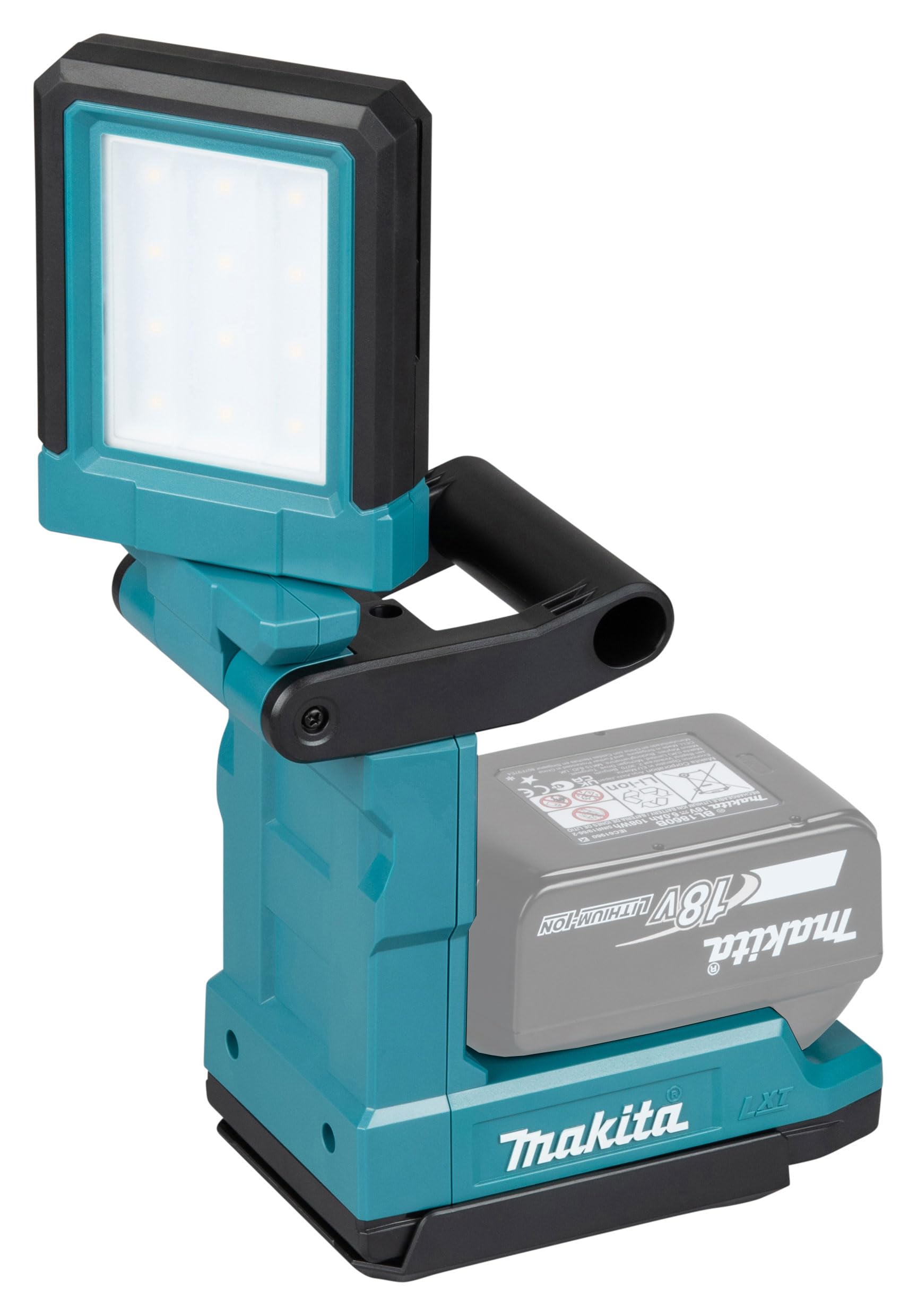 Makita DML819 Lampe torche magnétique LXT® 18 V, 1 200 lm, 1 750 lx, sans batterie ni chargeur