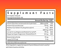 Vista 2 de Seeking Health Hierro con Cofactores, como Ferrochel Ferroso Bisglicinato, Vitamina A y C Cofactores, Enzimas Digestivas para una óptima absorción