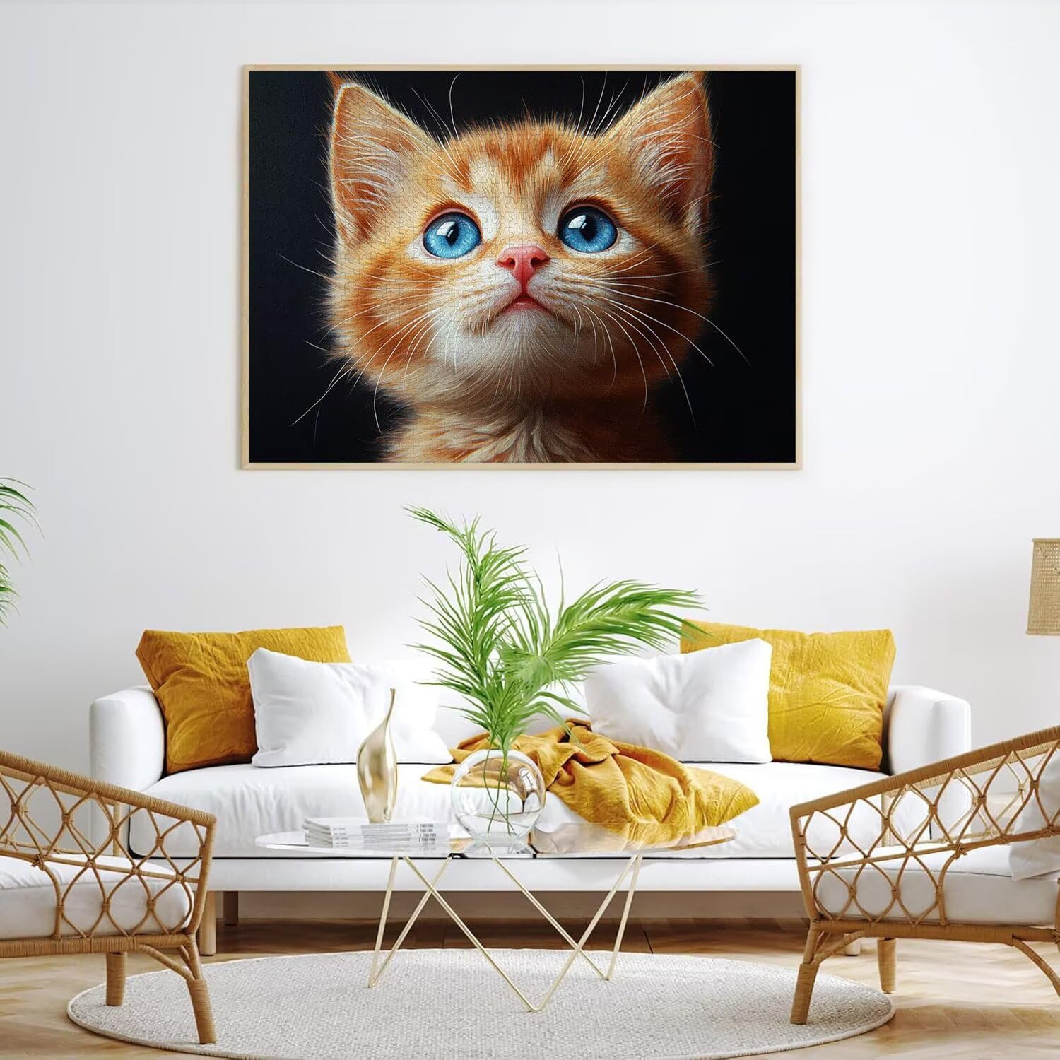 Puzzle dla dorosłych 6000, kot zwierzę, 179 x 105 cm, n-498